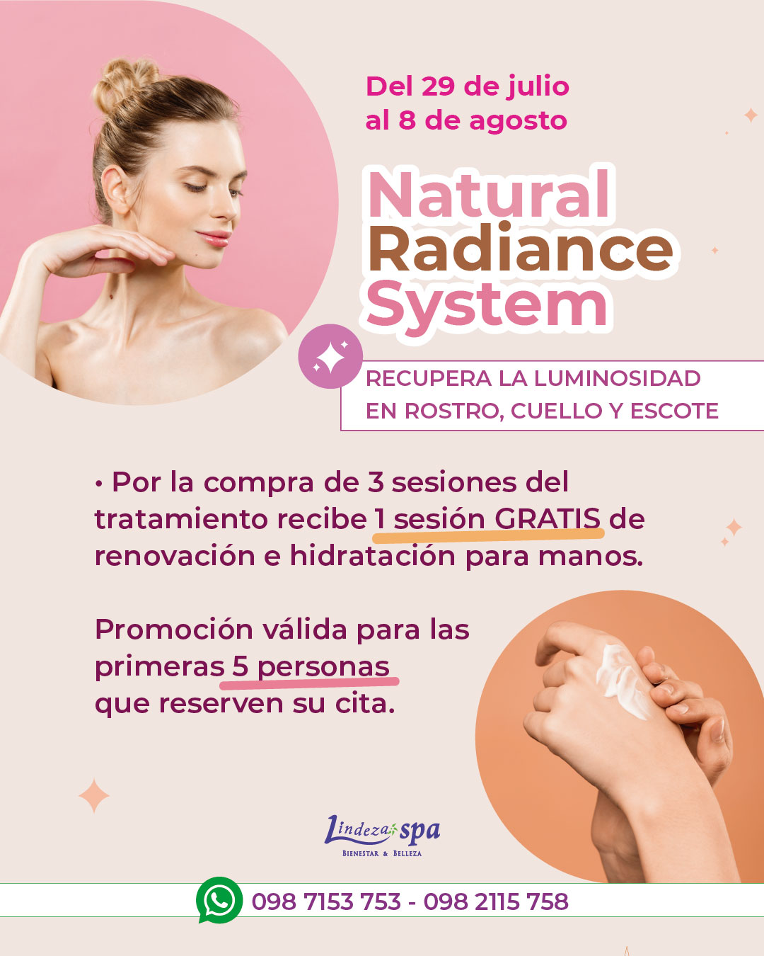 Natural Radiance System, rejuvenecimiento facial, glow, piel con glow, glow coreano, cuidado de la piel, spa en Guayaquil, peelings