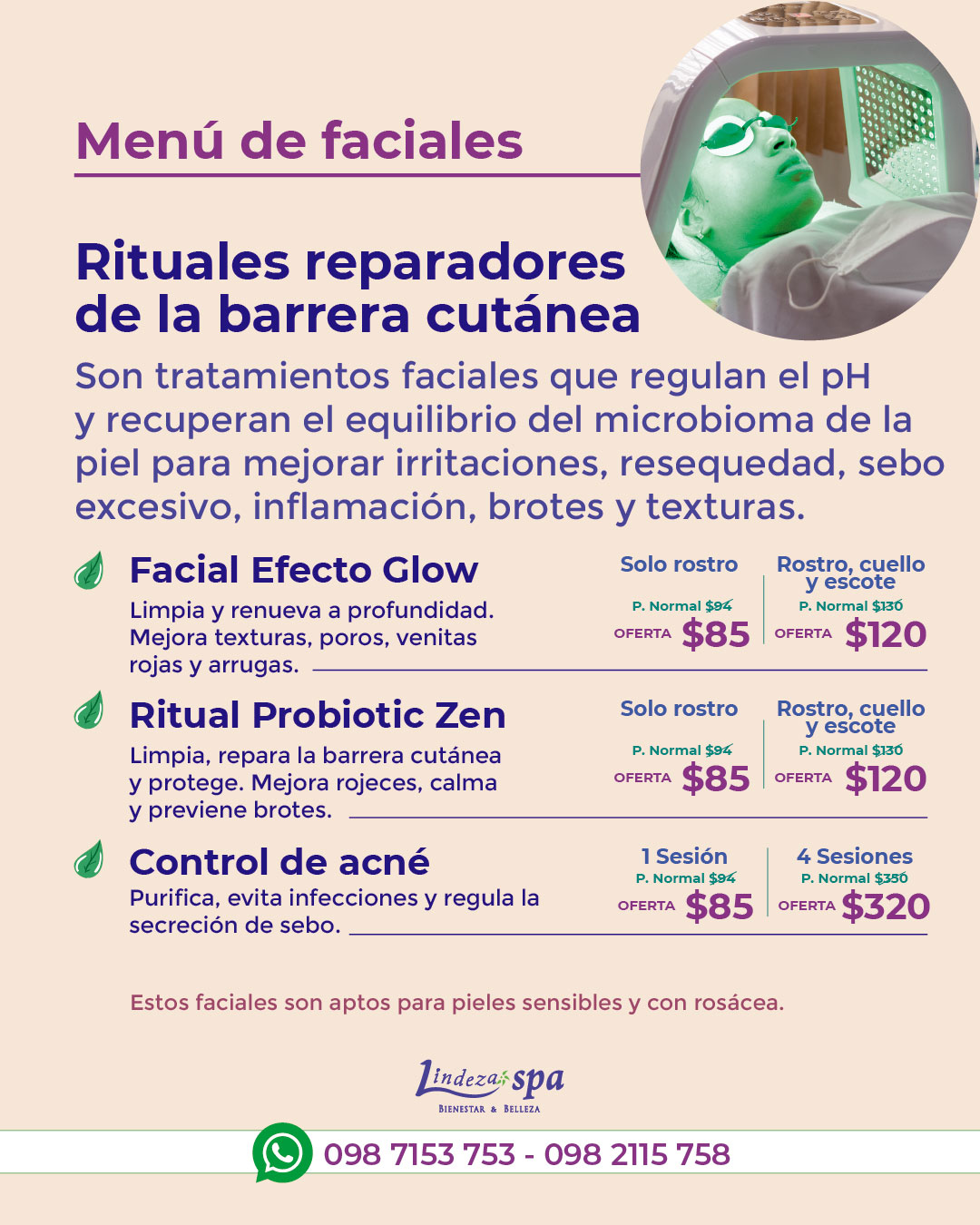 repara la barrera cutanea, limpieza facial, cuidado de la piel, probióticos, skincare coreano, spa en Guayaquil, Kennedy Nueva